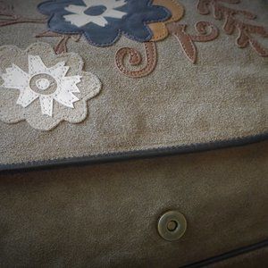 Suede Leather Shoulder Bag